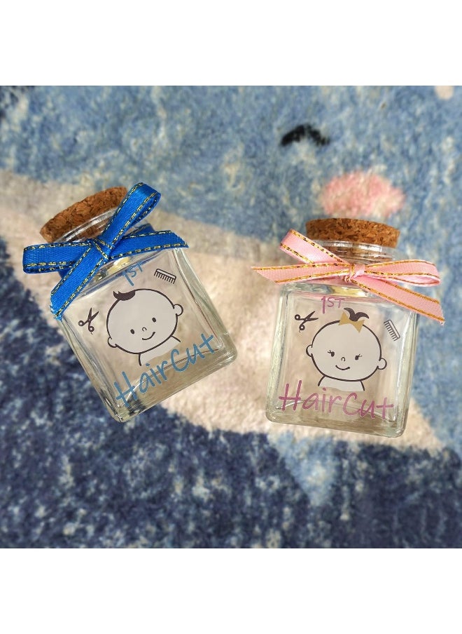 HAMUIERS - HAMUIERS First Haircut Keepsake Holder, First Curl Keepsake Box for Kids Baby Keepsake Box Baby Shower for Babies to Keep The Childhood Memory - Boy - Image 1