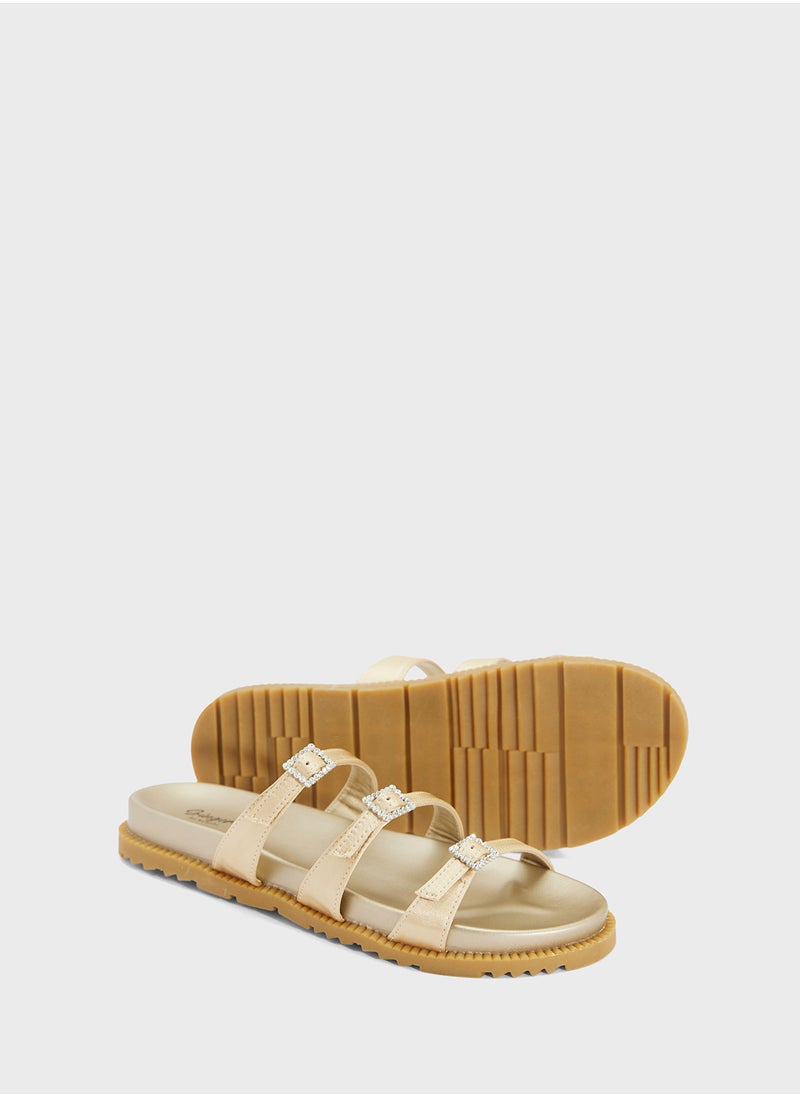 Ginger Triple Strap Casual Sandal  - Image 3