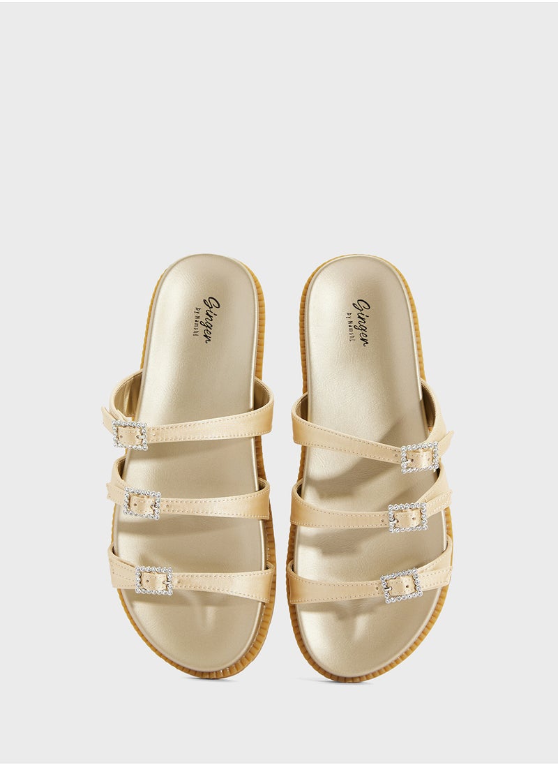 Ginger Triple Strap Casual Sandal  - Image 4
