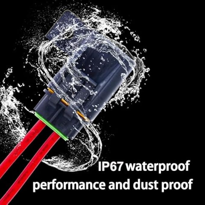 KASTWAVE Inline Fuse Holder Ip67 Waterproof 12Awg Gauge Wiring Harness AtcAto 20A30A Blade Fuse Holder For Heavy Duty Bus Power System Marine Vehicle2 Pack - Image 3