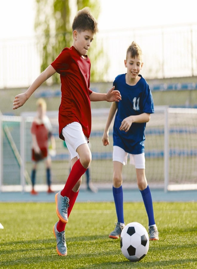 Regilt 3 Pairs Kids Youth Baseball Socks Cushioned Soccer Football Softball Socks for Boys Girls (US, Alpha, Medium, Regular, Regular, Red) - Image 3