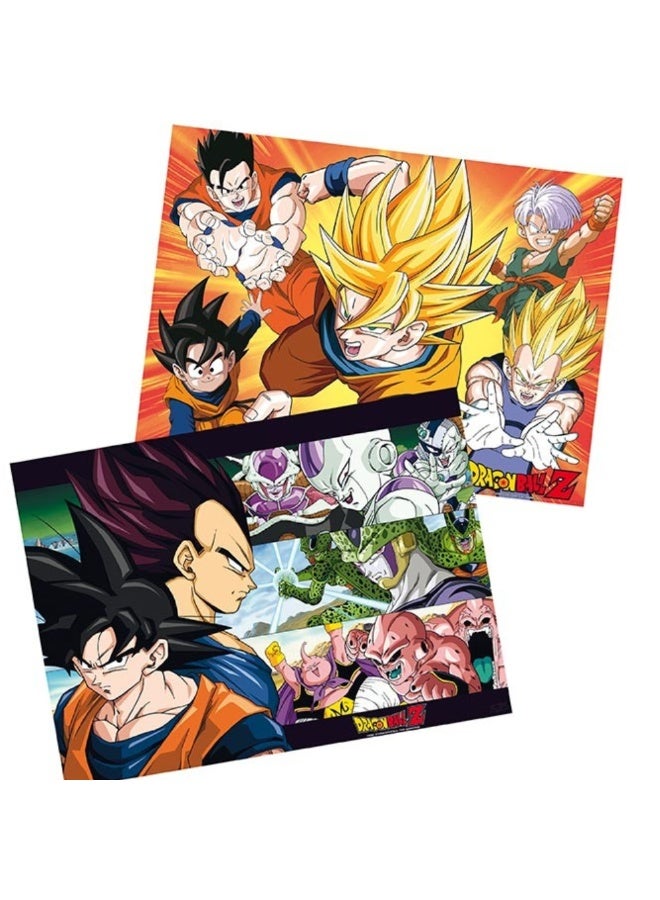 Dragon Ball Saiyans 52X38 cm Set 2 Chibi Posters by Abysse