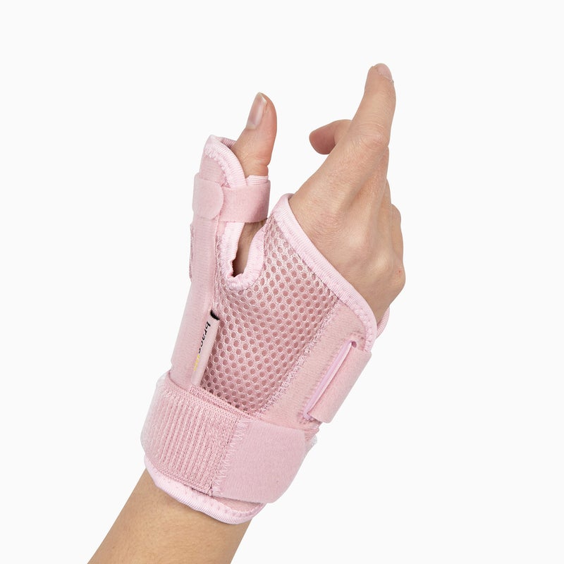 Thumb Splint Brace Right Left Hand Women and Men Spica Splint CMC Thumb Brace with Thumb Support for Arthritis Tendonitis Carpal Tunnel Pain Relief and Thumb Sprain Pink