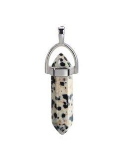 Generic Hexagonal Crystal Point Pendant Necklace Spot stone 