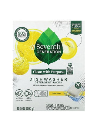 Seventh Generation, Dishwasher Detergent Packs, Lemon Scent, 20 Packs, 10.5 oz (300 g) - pzsku/ZC67D125D3D0ED4A7CADFZ/45/_/1745336318/c5bed3af-eaf4-4e9e-a0ba-965c7c6ebf52