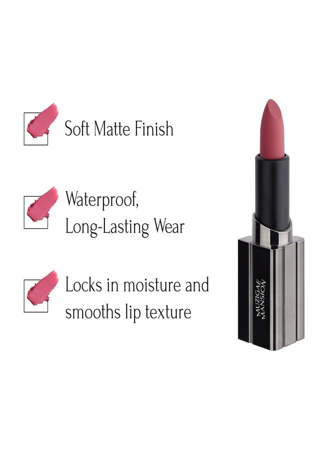 MUZIGAE MANSION Moodwear Blur Lip Stick - Soft Blurring Tint, Long-Lasting Hydrating, Waterproof K-Beauty - MLBB & Bold Red Shades (Sleek Metallic Design) (Soft Matte Blurring Effect) (006 RUFFLE) - Image 4