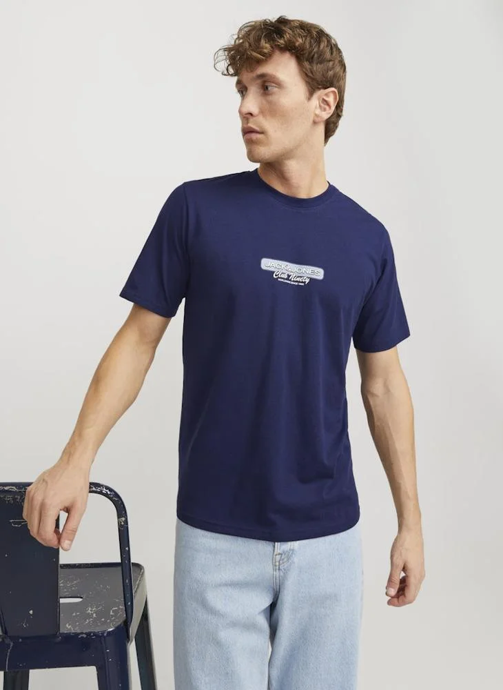 جاك اند جونز Graphic Crew Neck T-Shirt