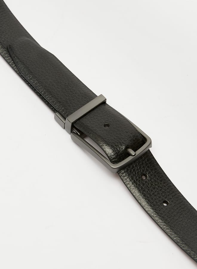 دوتشيني حزام خصر رجالي سادة بإبزيم دبوس - Image 3