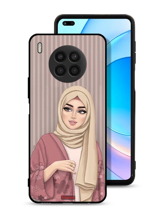 Tolwak Huawei nova 8i Protective Case Cover Hijab Girl Art - Image 1