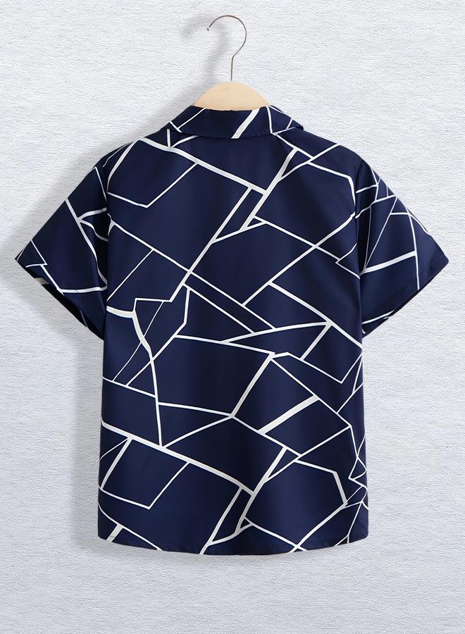 تايك تو طقم من بنطال وقميص بتفاصيل أزرار - Image 5