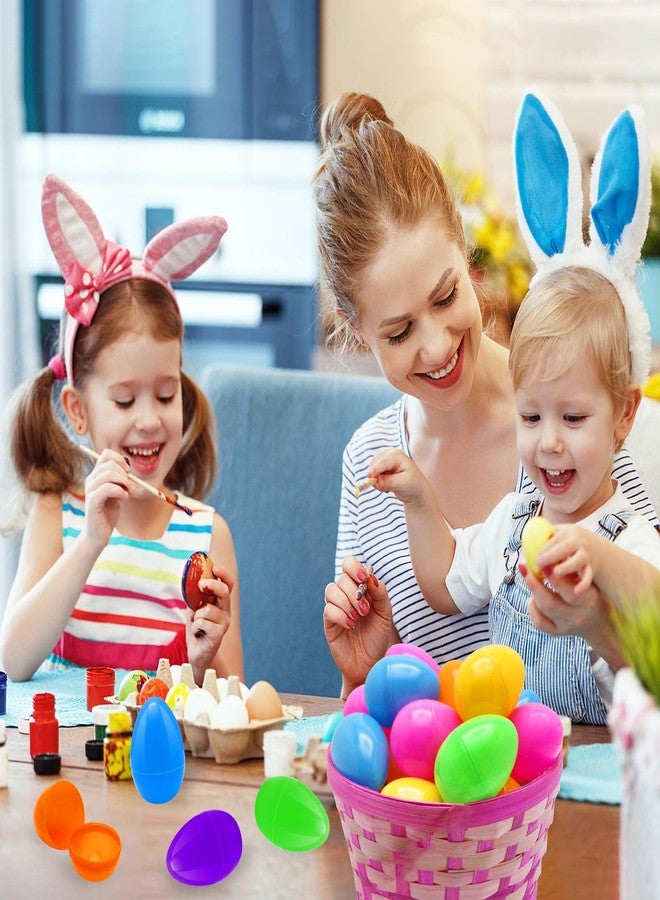 ZMCINER 36 PCS 3.55” Plastic Easter Eggs Fillable Plastic Easter Eggs Bulk Colorful Bright Easter Eggs Empty Perfect for Easter Egg Hunt, Easter Basket Stuffers, Easter Party Favor, Classroom Prize - Image 5