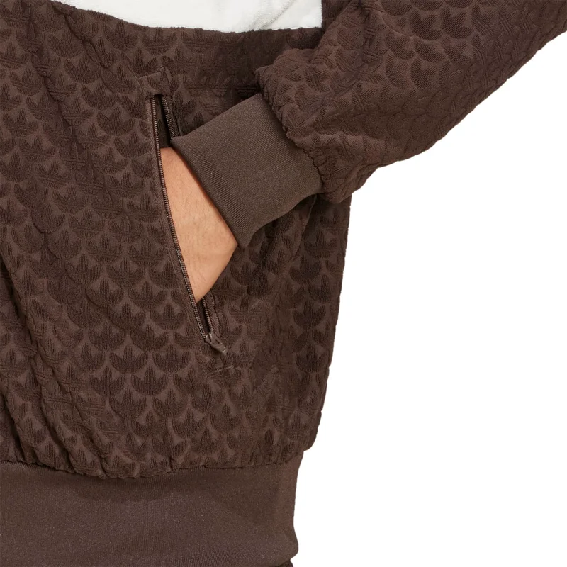 adidas Originals adidas Q12 MONOGRAM T Brown Originals Men TRACK TOPS