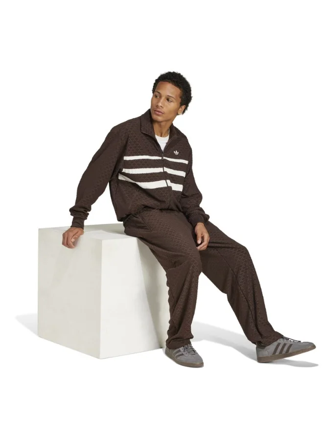 adidas Originals adidas Q12 MONOGRAM T Brown Originals Men TRACK TOPS