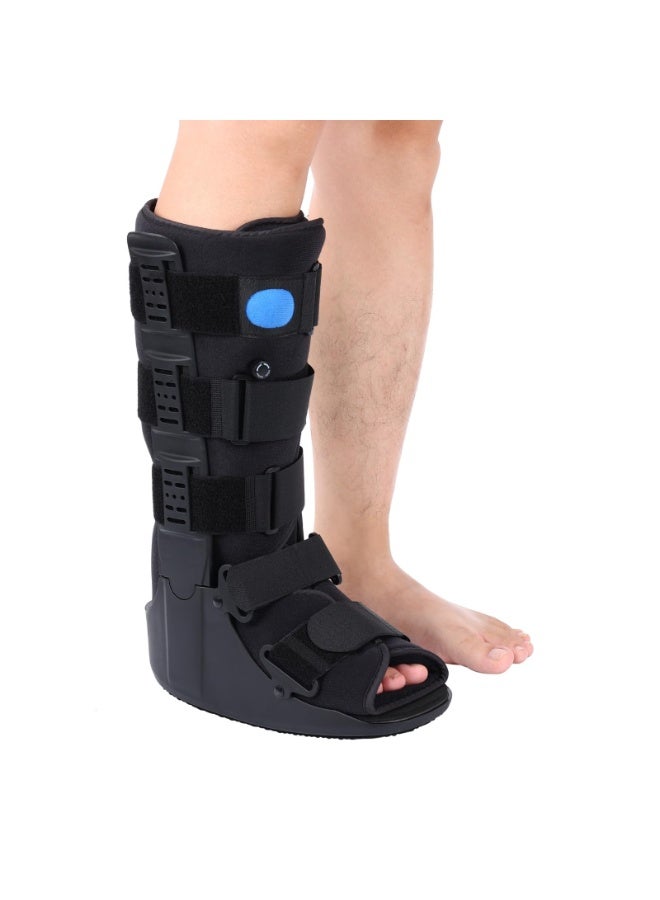 WALALLA Tall Air Cam Walker Fracture Boot - Orthopedic Walking Boot for Broken Foot, Sprained Ankle & Post-Surgery Recovery, Medical Grade Inflatable Support with Adjustable Air Chambers for Comfort & Healing, Medium Size Fits 30cm Foot Length - Image 1