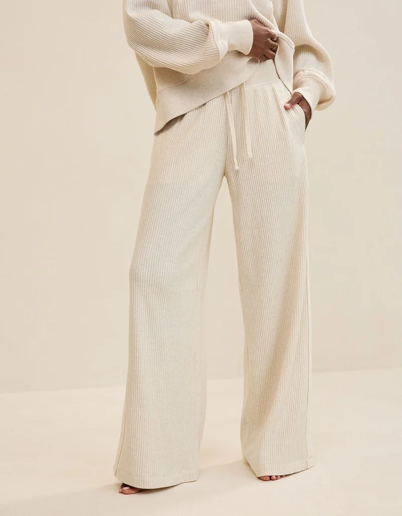 Aerie Aerie Essential Waffle Trouser