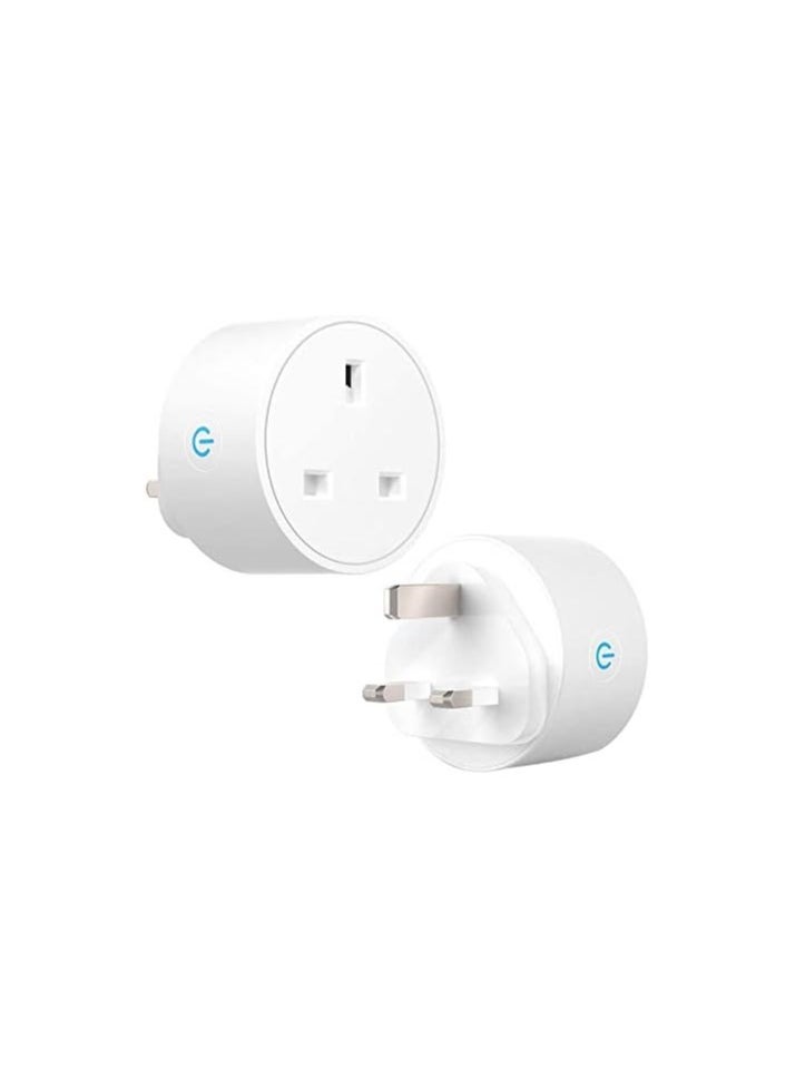 Nano Classic - Nano Classic Wifi Smart Plug (2 Pcs in1 Pack) iOS Android App Remote compatible with Alexa, Google Home, IFTTT Control for home automation (2 Pcs in1 Pack) - Image 1