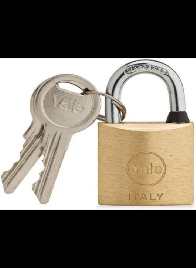 Yale Brass Padlock Short 50mm  - Image 1