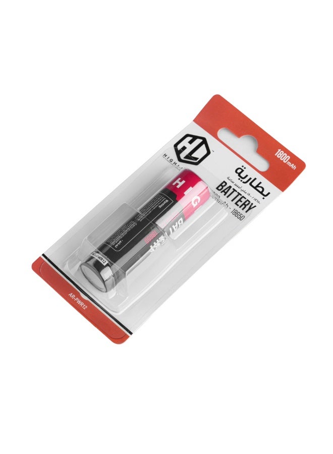 18650 Battery 1800mAh | 3.7V Rechargeable Li-ion - Alrimaya - Image 5