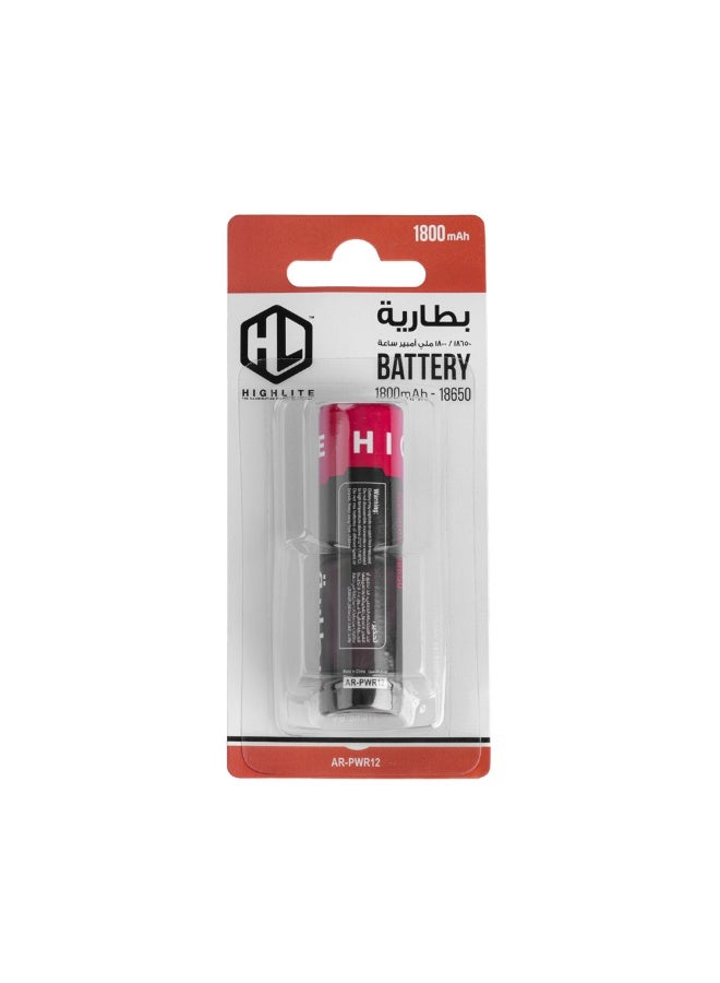 18650 Battery 1800mAh | 3.7V Rechargeable Li-ion - Alrimaya - Image 3