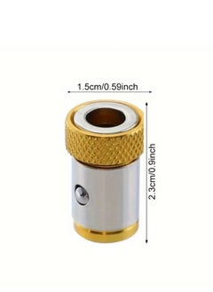 Generic 3pcs Universal 1/4 Screwdriver Bit Magnetic Ring, Upgraded Magnetizer Screw Removable Suitable for Screwdriver and Electric Drill, Universal Magnetic Screw Ring Drill Bit Magnetizer Ring  - Image 5