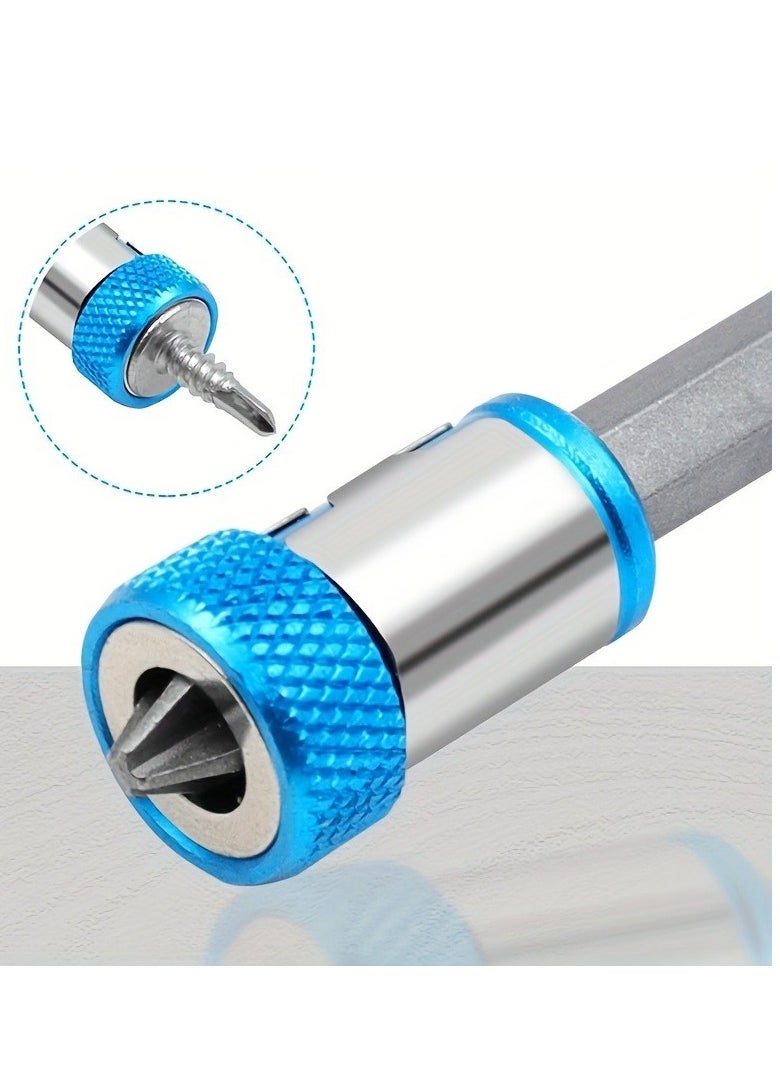 Generic - 3pcs Universal 1/4 Screwdriver Bit Magnetic Ring, Upgraded Magnetizer Screw Removable Suitable for Screwdriver and Electric Drill, Universal Magnetic Screw Ring Drill Bit Magnetizer Ring - Image 1