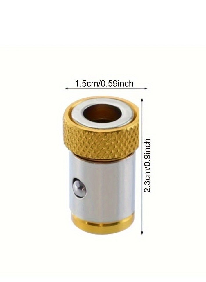 Generic - 3pcs Universal 1/4 Screwdriver Bit Magnetic Ring, Upgraded Magnetizer Screw Removable Suitable for Screwdriver and Electric Drill, Universal Magnetic Screw Ring Drill Bit Magnetizer Ring - Image 1