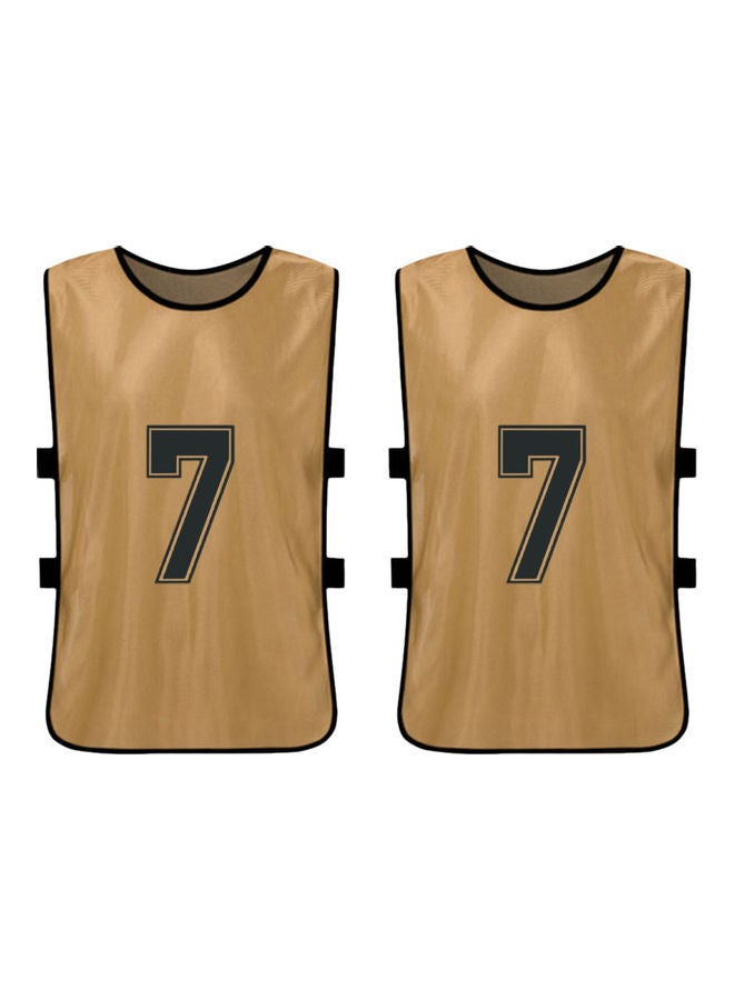 Y&D Sports Pinnies Numbered Practice Vest Pennies For Soccer Basketball Jersey Bibs,Set Of 12 Youth Adults Team  - Image 3