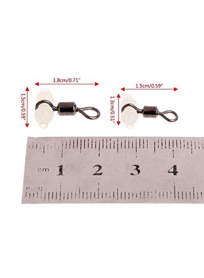 10Pcs 15x13mm 3 Way Fishing Swivels Rolling Swivels Sea Fishing Tackle Connector - Image 4