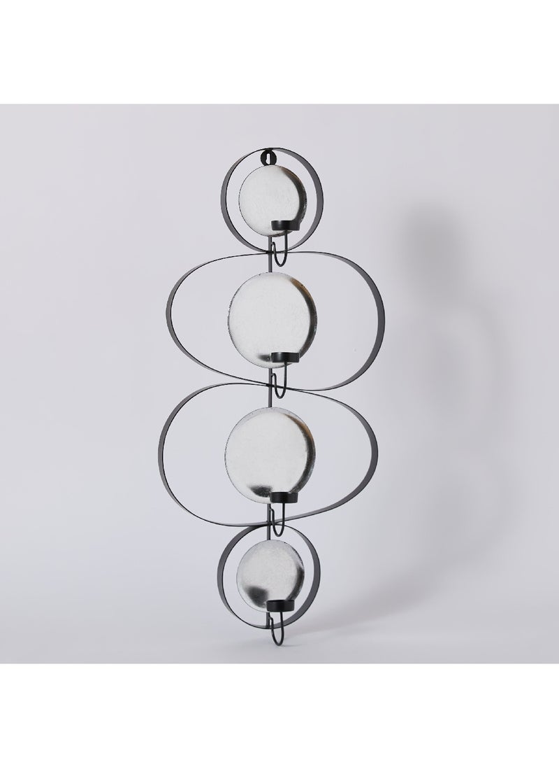 Home Box Aron Metal 4 T-Light Wall Art 35.5 x 77 x 10 cm  - Image 5
