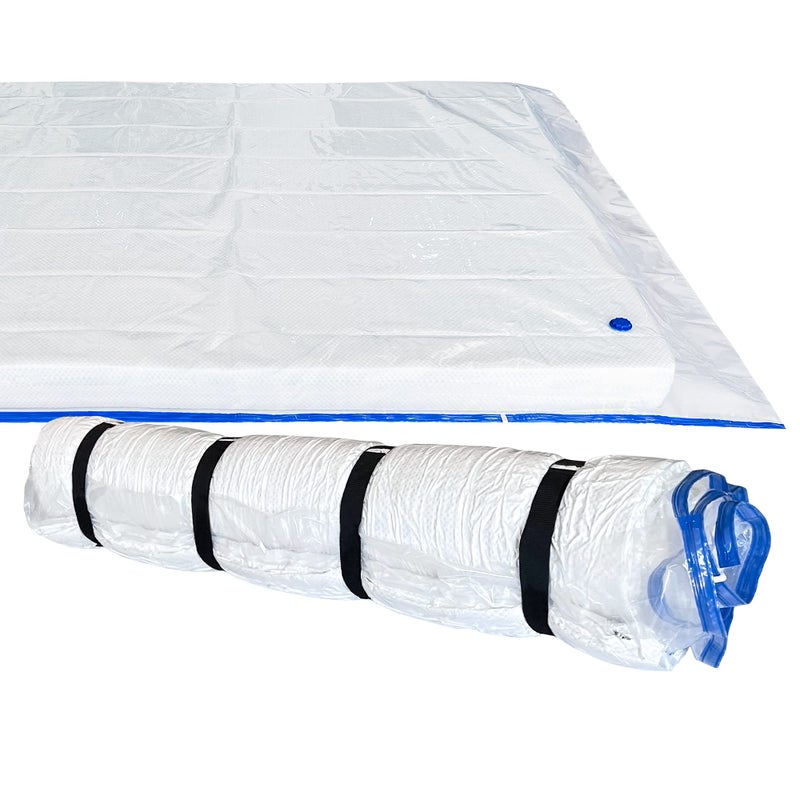 Asatdd King Size Mattress Vacuum Bag for Memory Foam Latex Mattress Upto 14 Inch, Moving Shipping and Storage  - Image 1
