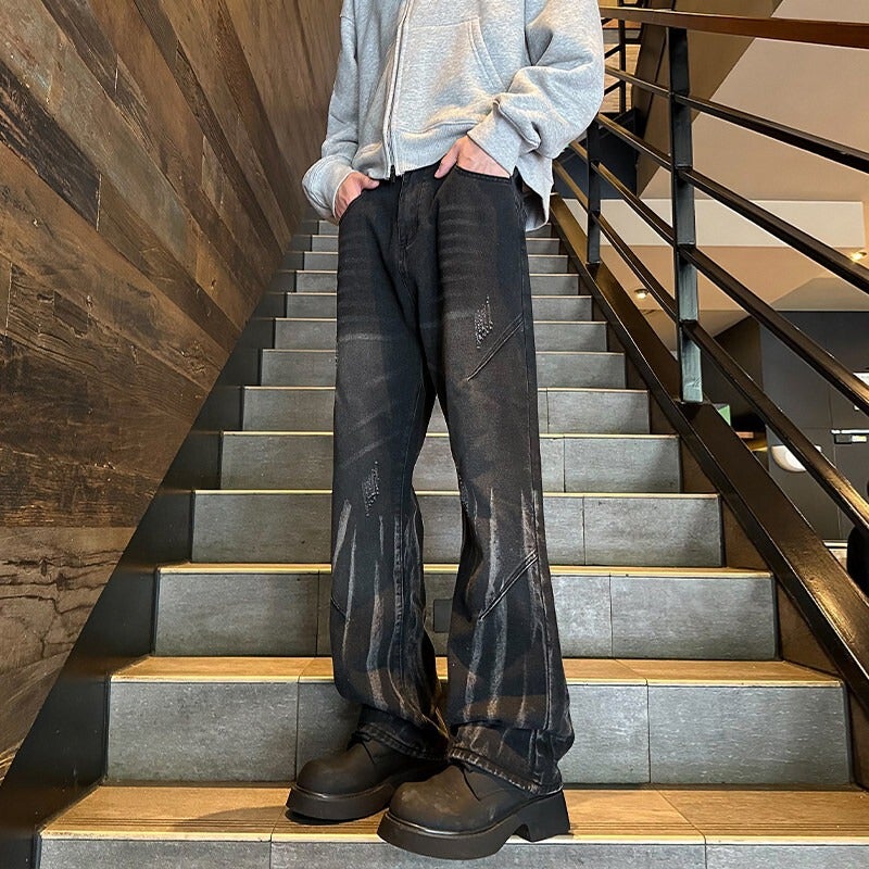 Unisex Casual Daily Denim Jeans - Image 1