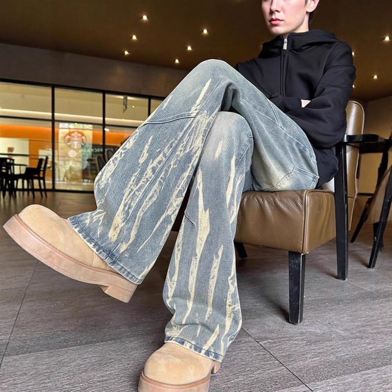 Unisex Casual Daily Denim Jeans - Image 4