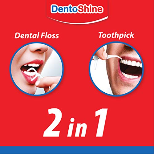 DentoShine Deep Clean Floss Picks - 50 ct CAN (Pack of 3) - Image 4