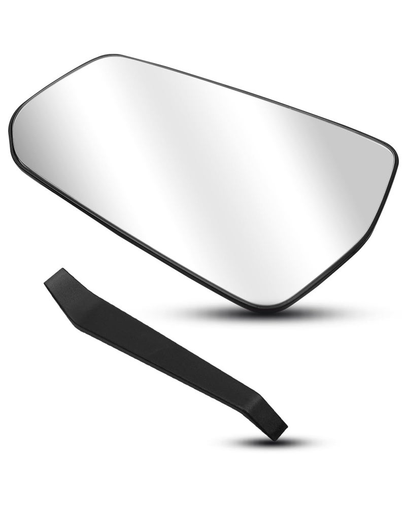 Driver Side Heating Mirror Glass Fit for Chevrolet Chevy Malibu 20162021 Rearview Left Side Mirror Glass with Plastic Back Plate