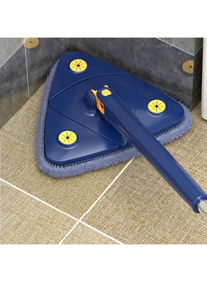Triangular Wall Mop, Flexible Water Absorption Hand Washing Free Rotatable Mop for Household for Window Corners  - Image 3