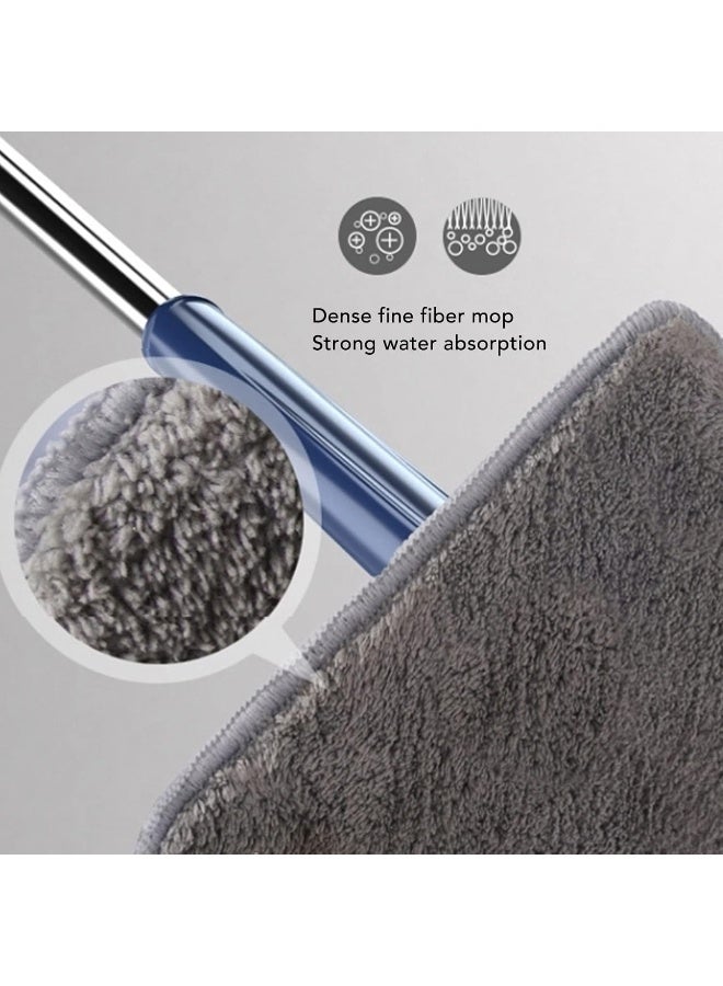 Triangular Wall Mop, Flexible Water Absorption Hand Washing Free Rotatable Mop for Household for Window Corners  - Image 2