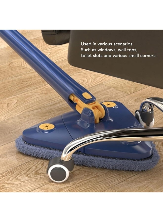 Triangular Wall Mop, Flexible Water Absorption Hand Washing Free Rotatable Mop for Household for Window Corners  - Image 4