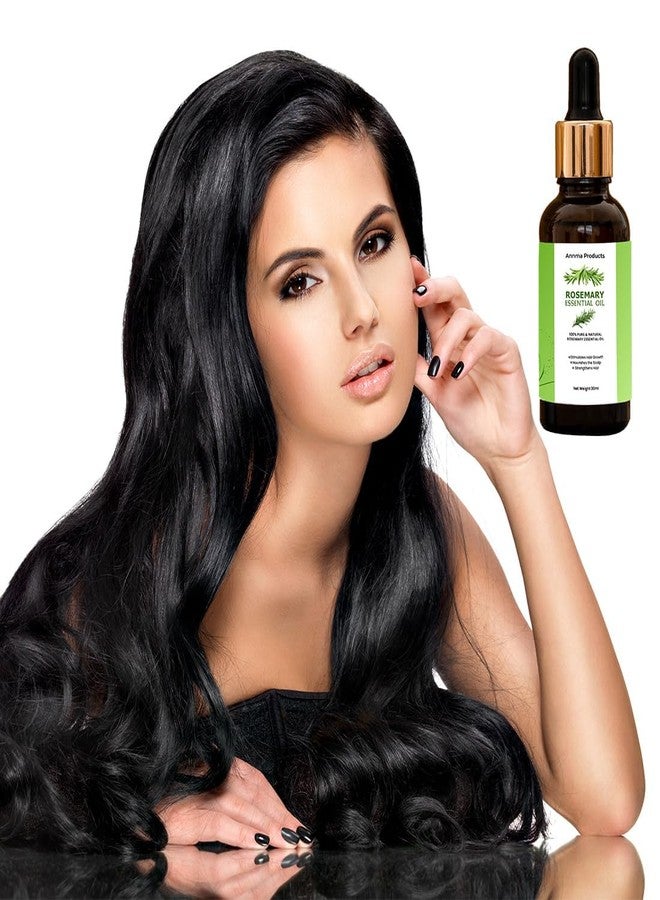 Annma Products منتجات آنما® زيت إكليل الجبل العطري 30 مل (عبوة من قطعتين) | زيت إكليل الجبل نقي وطبيعي 100% للعناية بالشعر، وتغذية فروة الرأس، ولمعان صحي، والاستخدام اليومي للعلاج العطري - Image 5