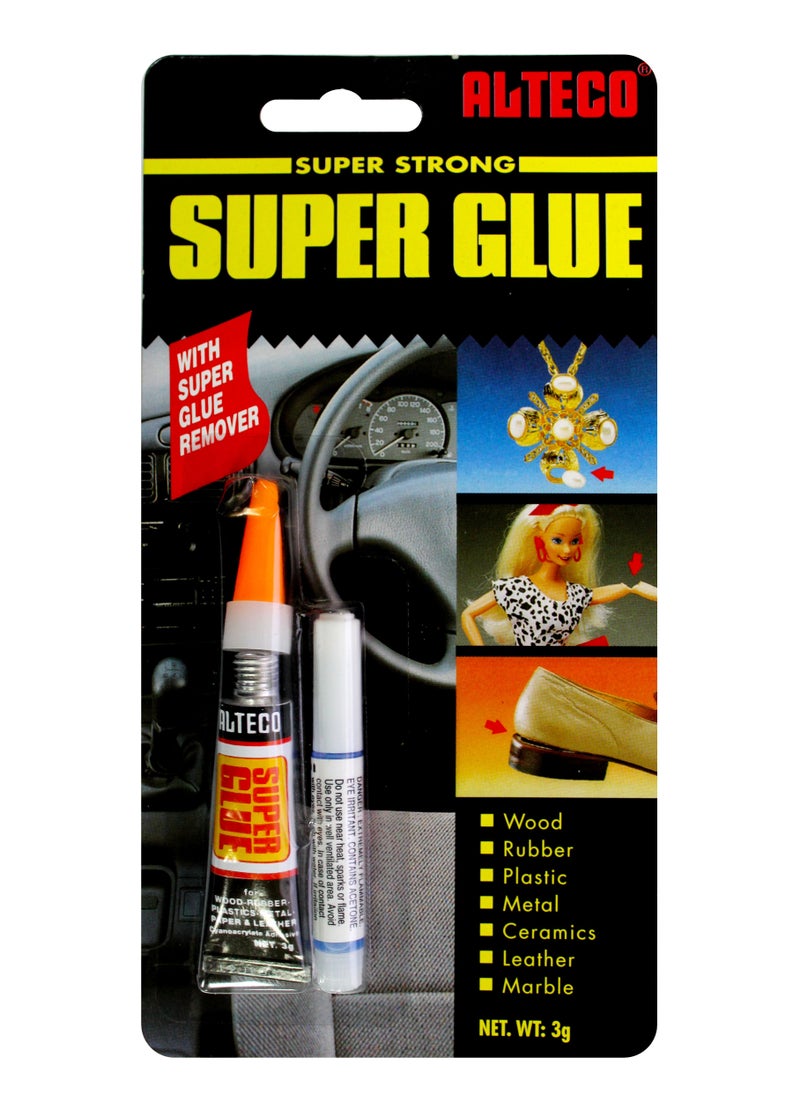 ALTECO ALTECO SUPER GLUE WITH REMOVER 