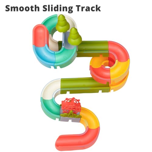 SOCBTNSO 38 PCS Duck Slide Toys, Bath Toys for Kids Ages 4-8, DIY Building Kit for Ages 5-7, Bathtub Time Birthday Gifts for Toddler 3 + Year Old - Image 2