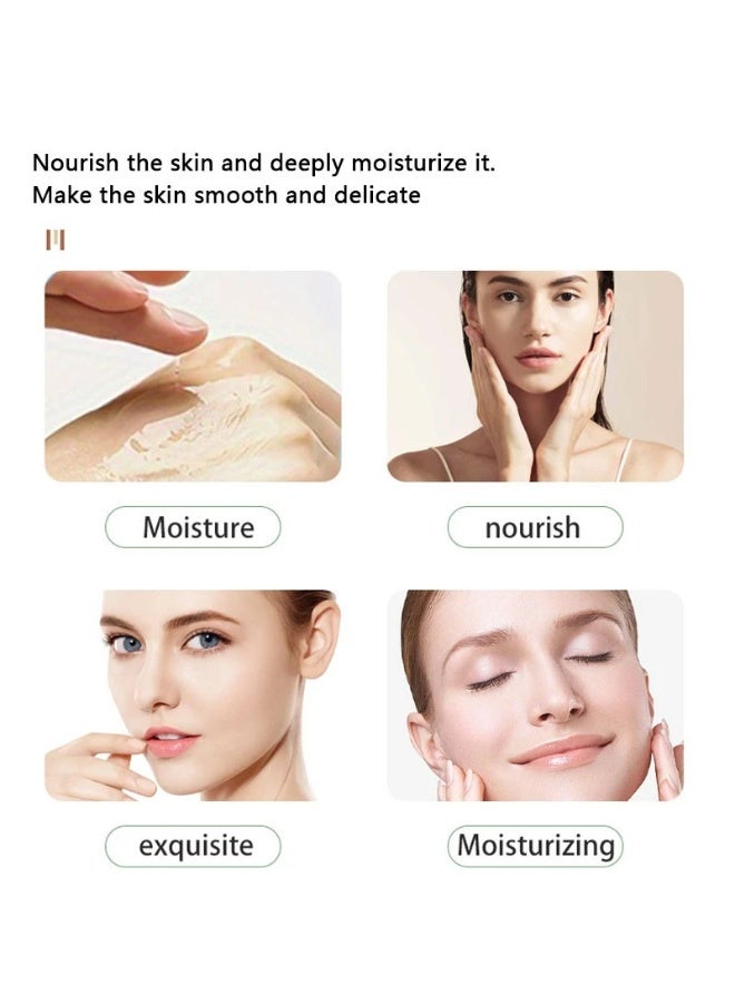 60Pcs Vitamin E & Glycerin Moisturizing Capsules - Hypoallergenic, All Skin Types, Deep Hydration & Nourishment - Fast-Absorbing, Non-Greasy, Restores Suppleness