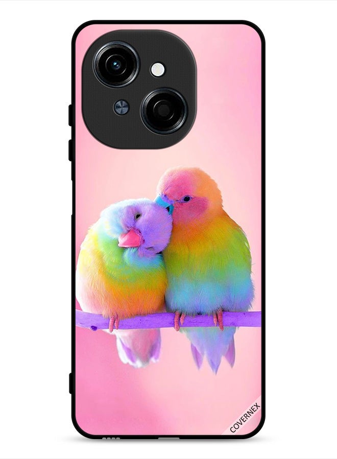 Covernex Tecno Spark Go 1 4G Protective Case Cover Cute Birds - Image 1