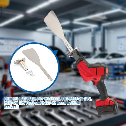 MOTOQUEEN Windshield Removal Tool M18 M12 for Hackzall, Professional Auto Glass Cutting Tool with Stainless Steel Blade & Sheath - Image 2
