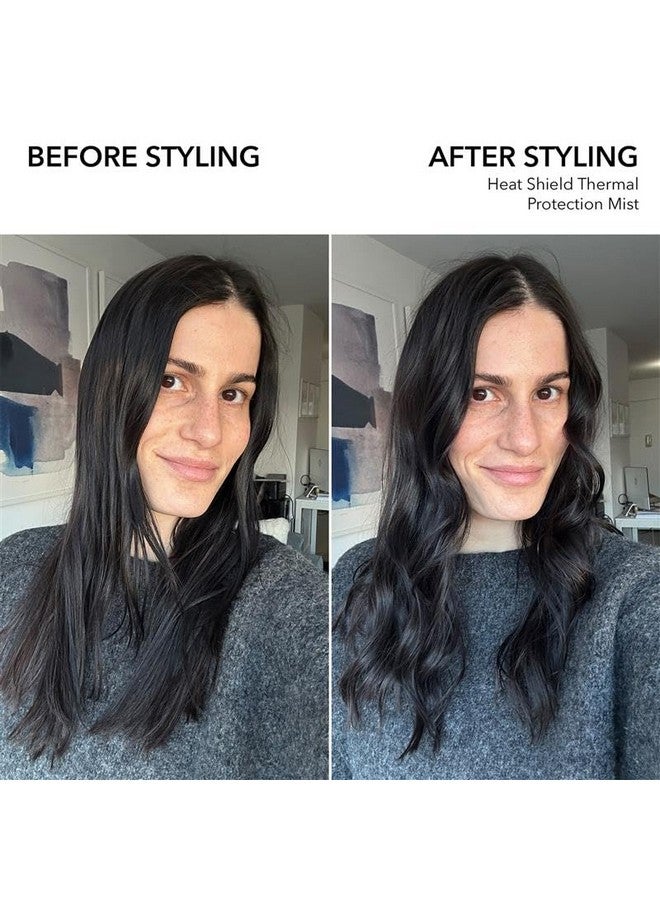 بامبل آند بامبل. بخاخ حماية الشعر من الحرارة من هيت شيلد | مضاد للتجعد، يُصلح التلف، يحمي من الحرارة، آمن على لون الشعر | مجعد، مموج، مستقيم، حجم صغير مناسب للسفر، 2 أونصة سائلة - Image 2
