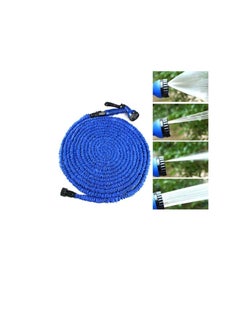 Beorol Beorol Expandable Garden Water Hose, Flexible Gardening Hose,7 Pattern Spray and High Pressure for Plant Watering, Car and motorcycle cleaning, Lawn Garden (50FT-15M, Blue)  - Image 3