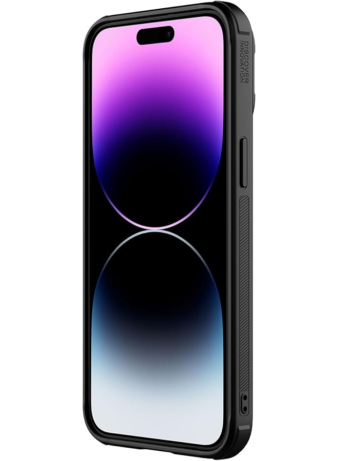 Nillkin Camshield Prop Leather Magnetic Series Cover Case Designed For Iphone 15 Pro Black - Image 5