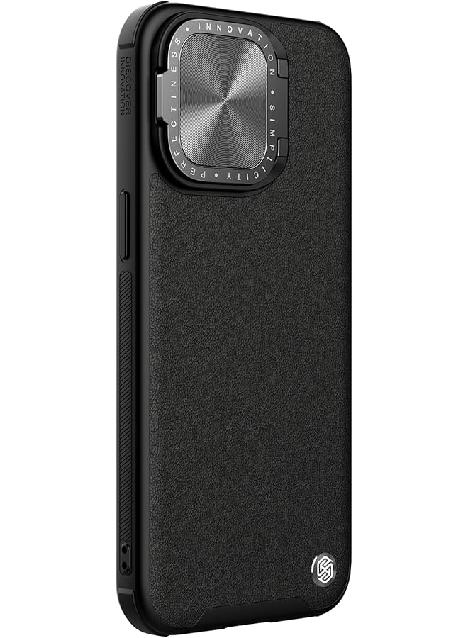 Nillkin Camshield Prop Leather Magnetic Series Cover Case Designed For Iphone 15 Pro Black - Image 2