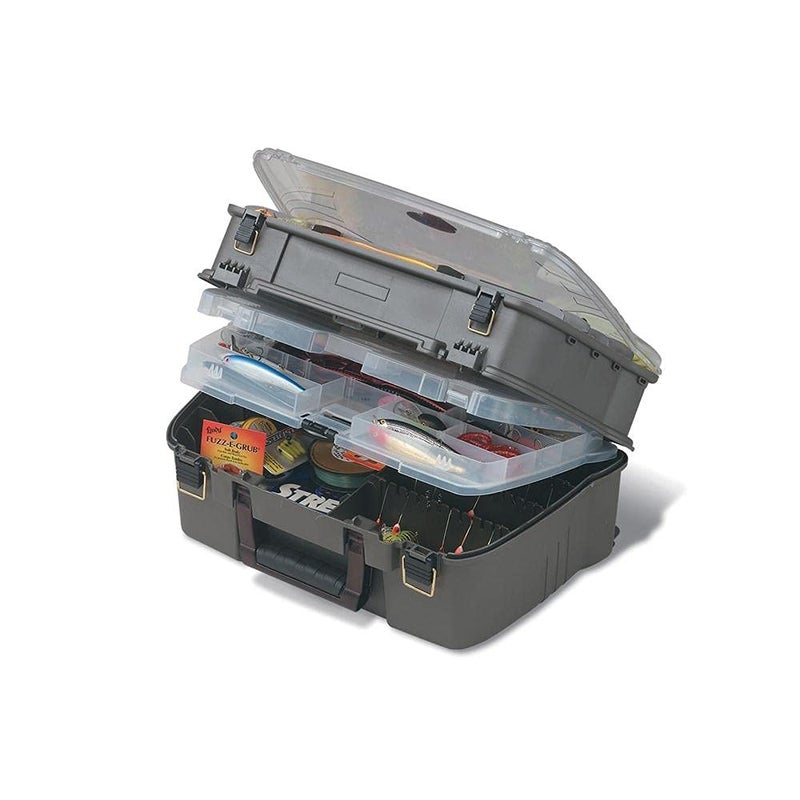 Plano 1444 Magnum Guide Series Tackle Box Graphite/Smoke, One Size - Image 1