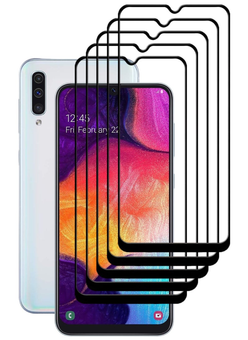 أكاليكس 5 قطع، حماية شاشة، لهاتف سامسونج جالاكسي A50، جودة ممتازة. - Image 1