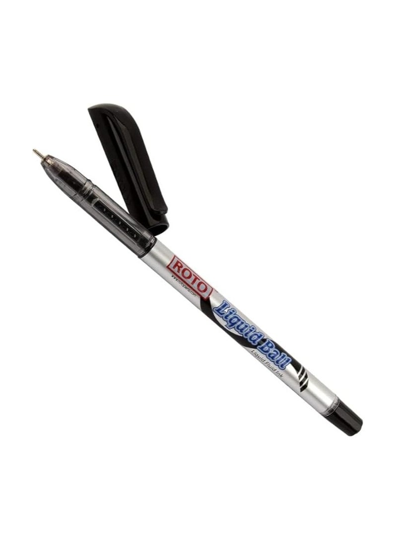 Generic Black Pen by Roto – 0.7 mm Tip – Black Ink  - Image 3